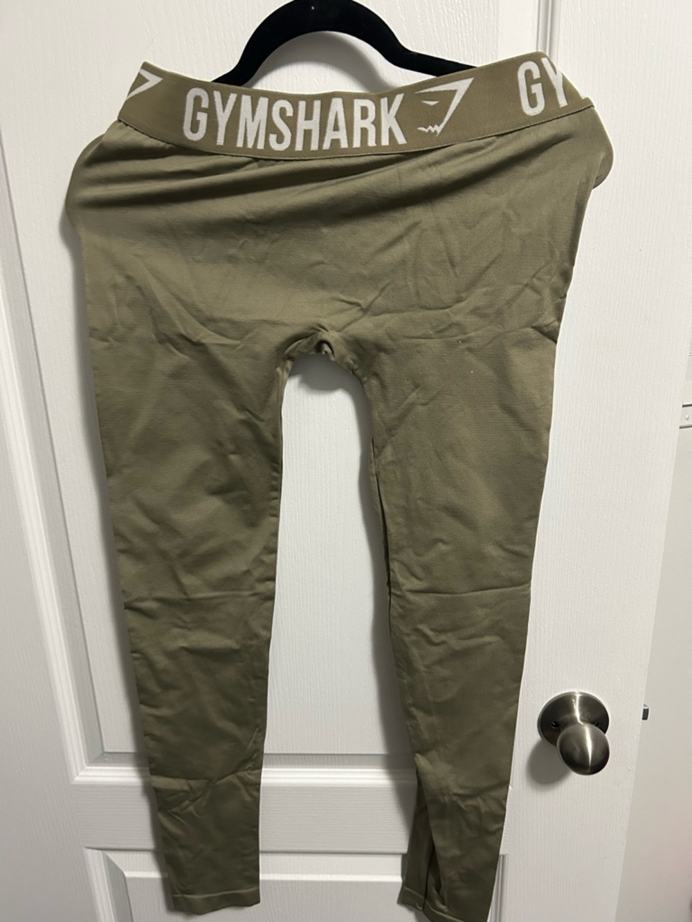 Gymshark Olive-Tan High Waist Performance Leggings